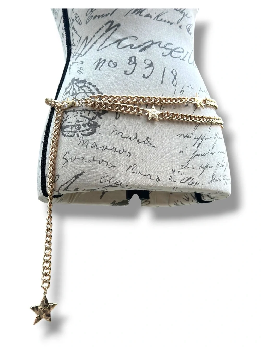 Free People Star Shine Chain Belt, OS In ‘Gold Rush’